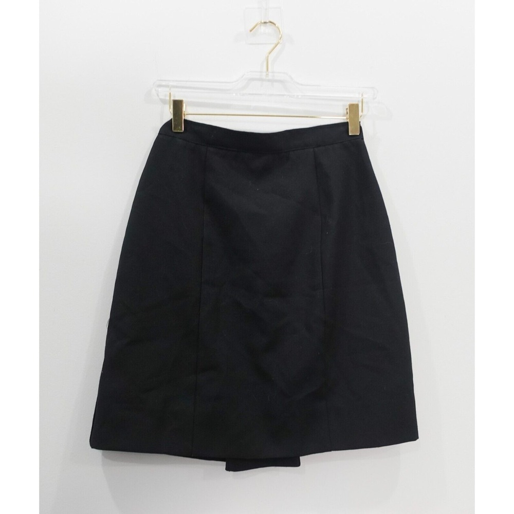 Vintage 90s Dark Academia Skirt Womens Junior 9 10 Black Pencil LLOYD Sportswear